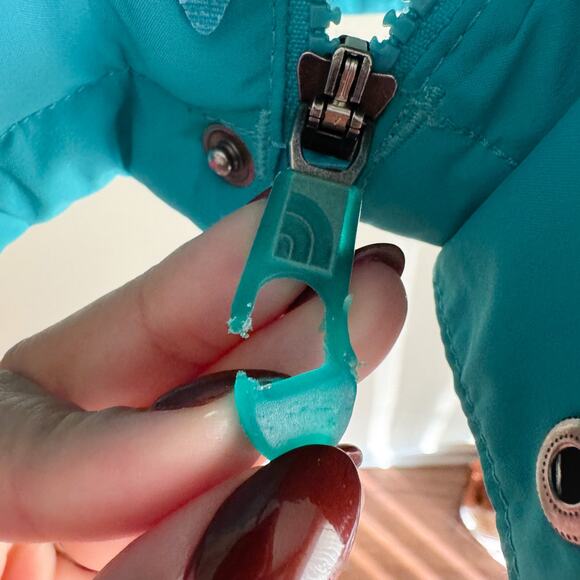 The North Face Blue + Green 3 in 1 HyVent Kira Jacket Large Snowboard Outdoor - Picture 6 of 16